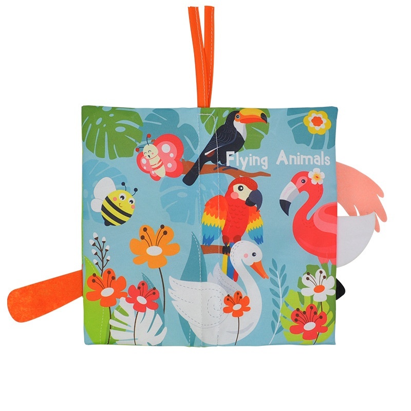 Baby Cloth Infant Tear-Resistant Book Children's Cognitive Enlightenment Education 0-3 Years Old Educational_voghion.com