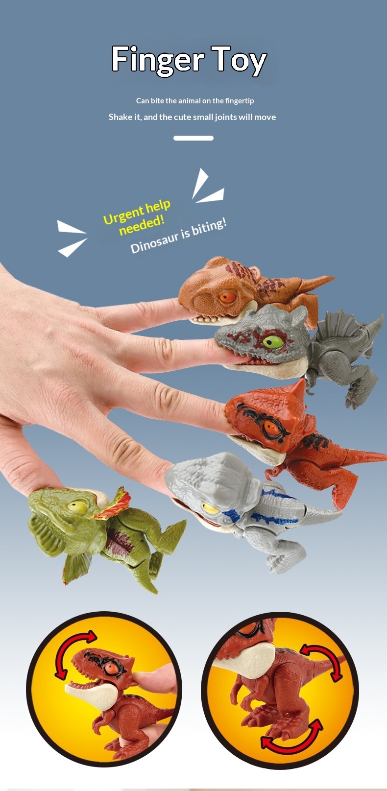 Dino bitleksak för barn stresslindring skoj_voghion.com