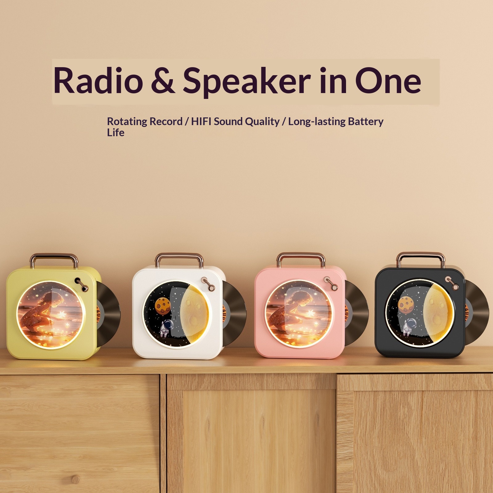 Subwoofer doméstico criativo com dopamina, presente de aniversário para melhor amigo ou celebridade da internet, caixa de som Bluetooth multifuncional_voghion.com