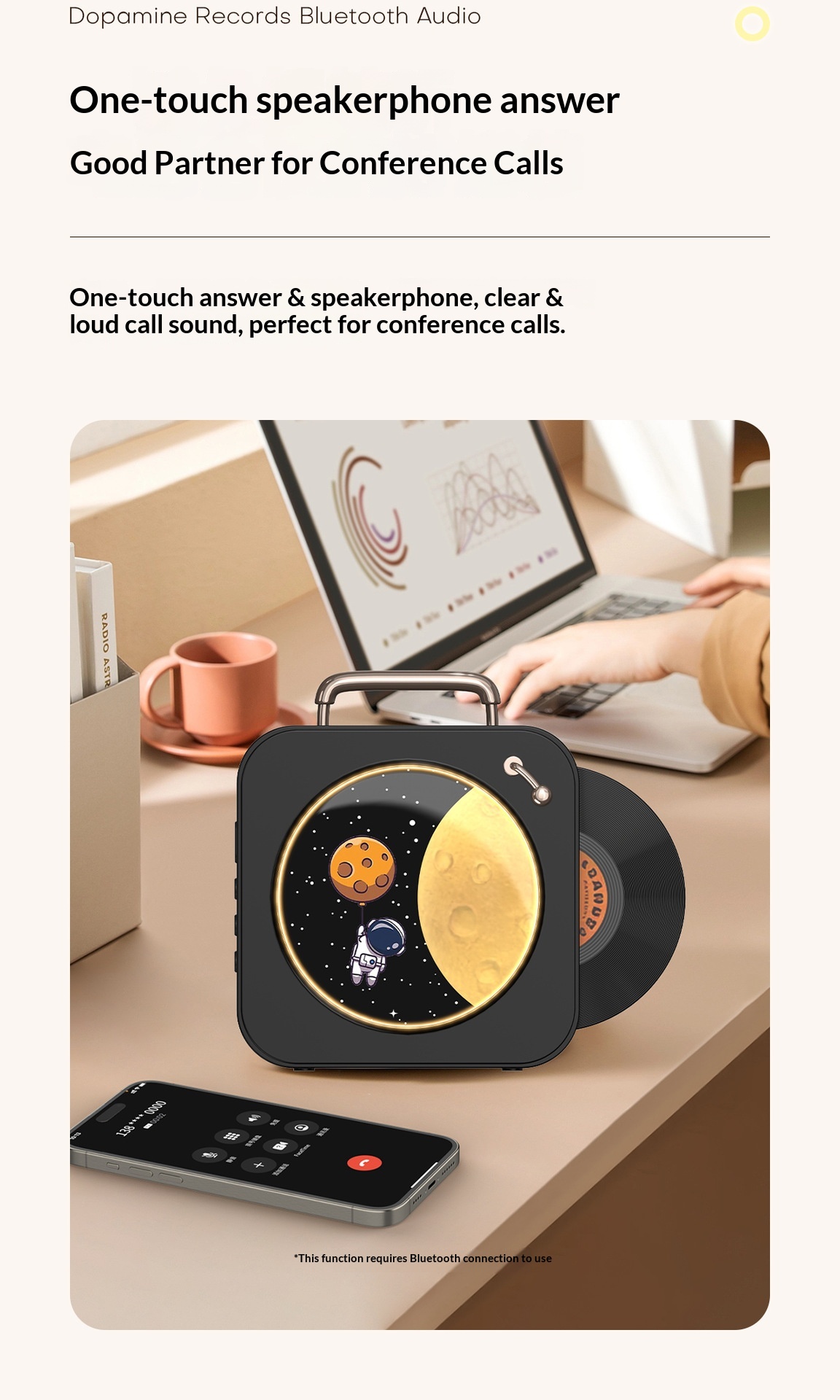 Coluna bluetooth multifuncional com subwoofer ideia de presente_voghion.com