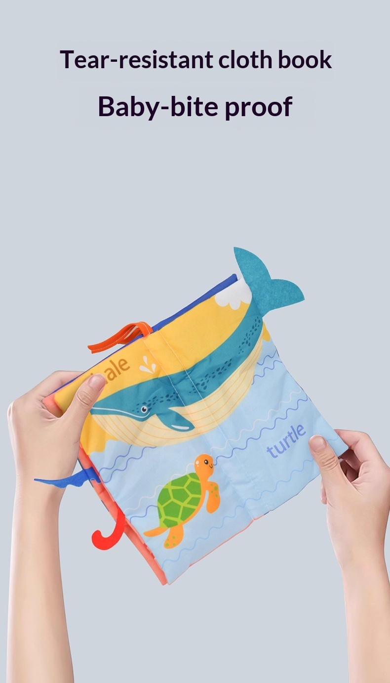 Educational Fabric Book For Babies And Infants Cognitive Toys_voghion.com