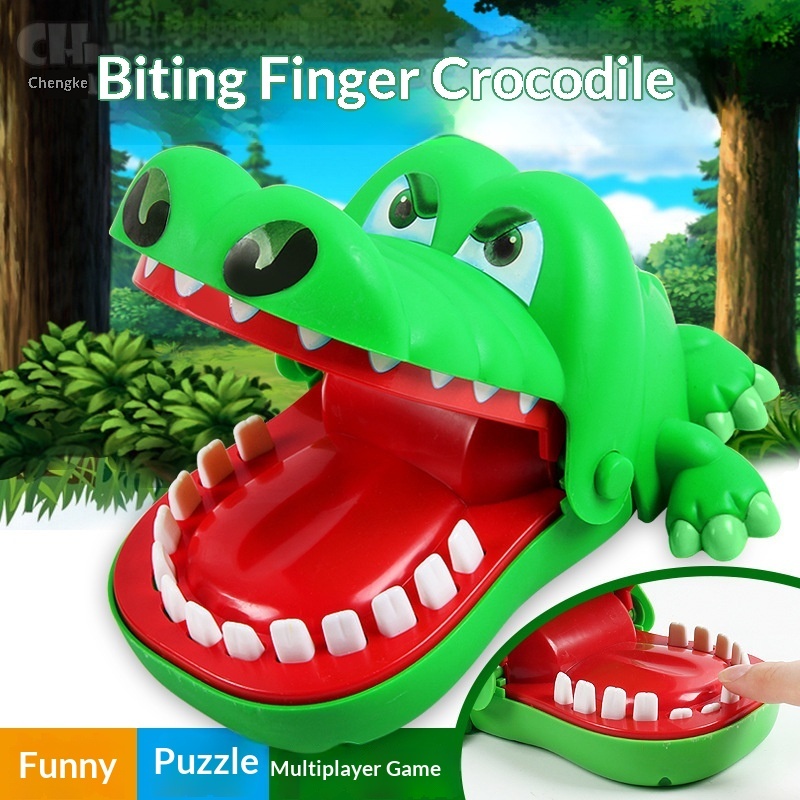 Children's Hand-Biting Mini Finger-Biting Big Mouth Dinosaur Tooth-Pulling Creative Biting Small Stress Relief Prank Toy_voghion.com