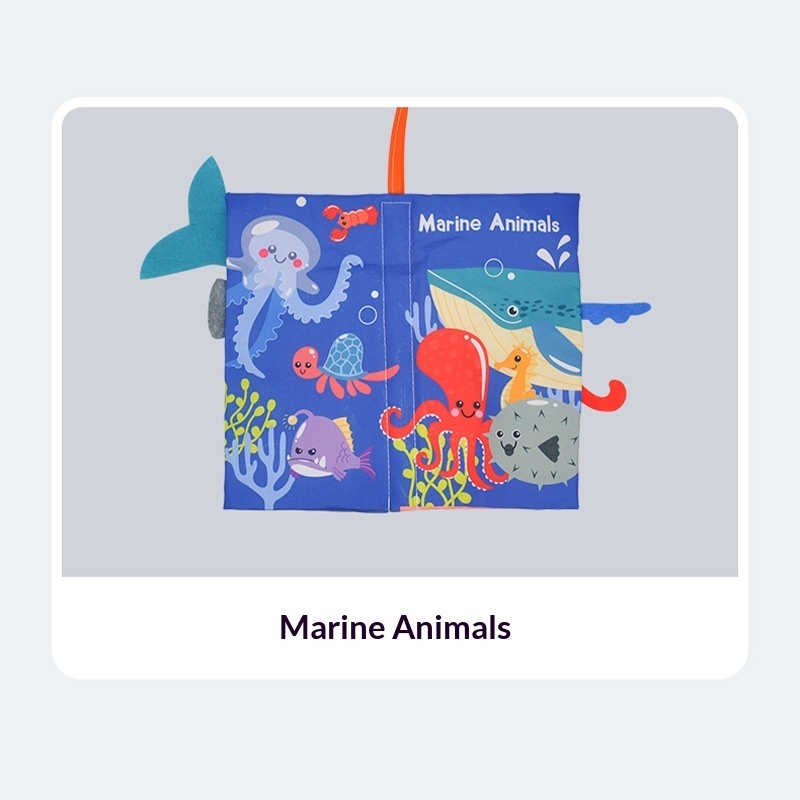 Educational Fabric Book For Babies And Infants Cognitive Toys_voghion.com