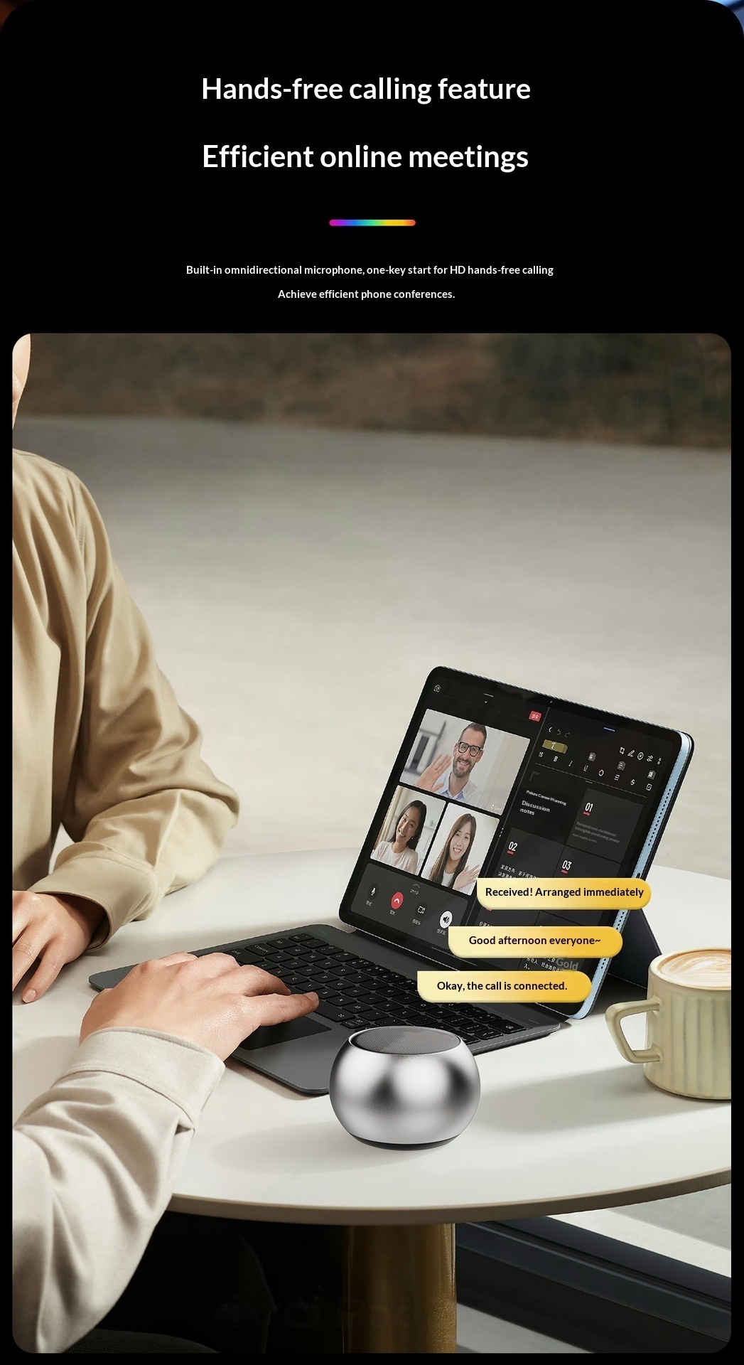 Altoparlante wireless portatile antiurto con subwoofer ad alto volume per uso domestico, Bluetooth, da parete per bagno_voghion.com