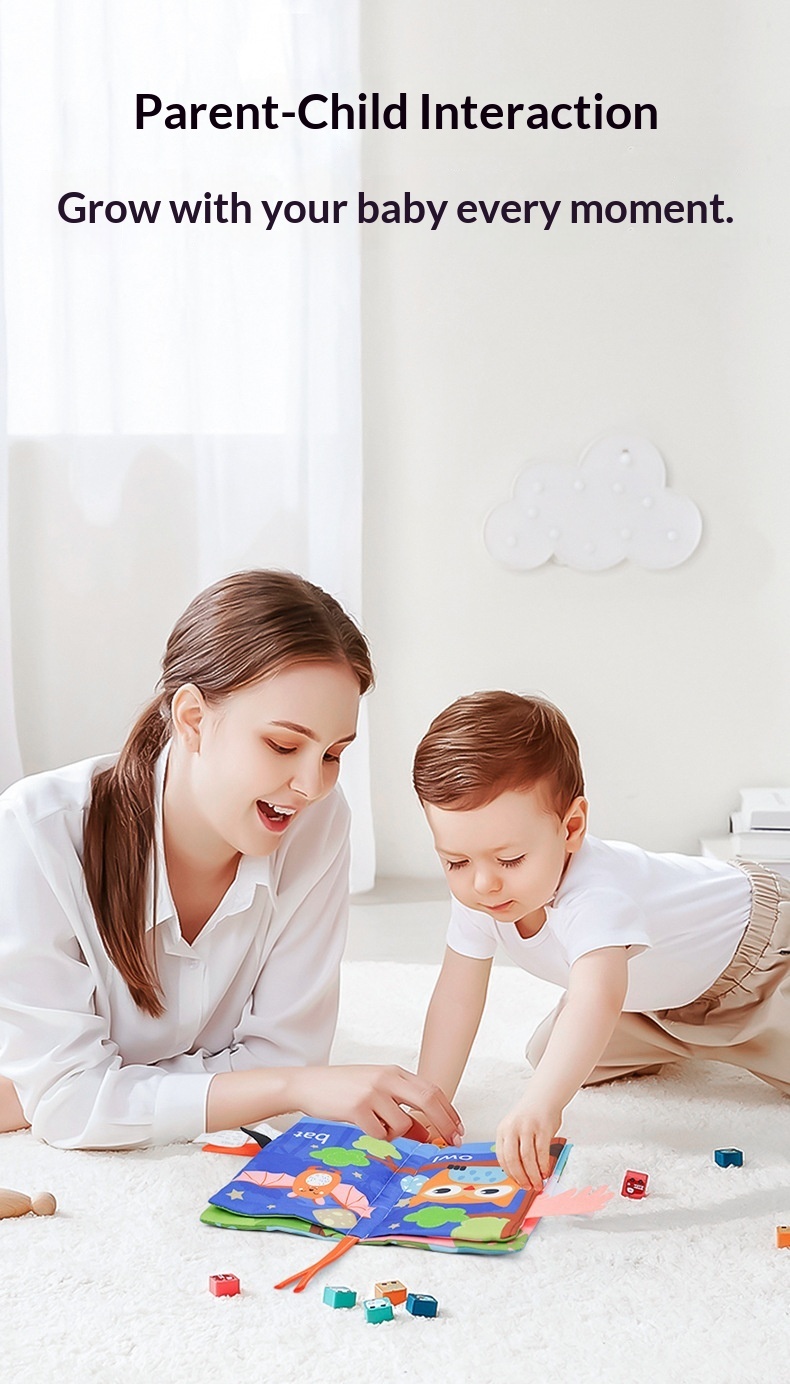 Educational Fabric Book For Babies And Infants Cognitive Toys_voghion.com