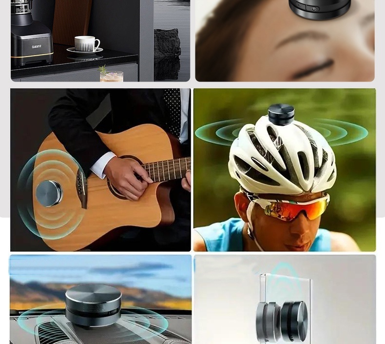 Bone Conduction Bluetooth Speaker Waterproof Magnetic Portable_voghion.com