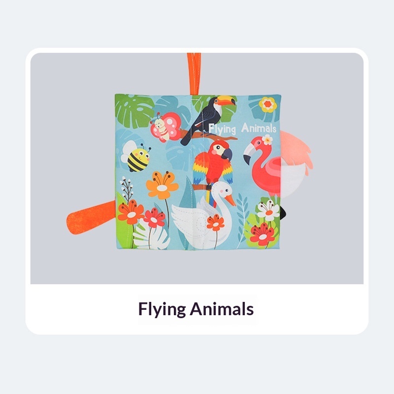 Educational Fabric Book For Babies And Infants Cognitive Toys_voghion.com