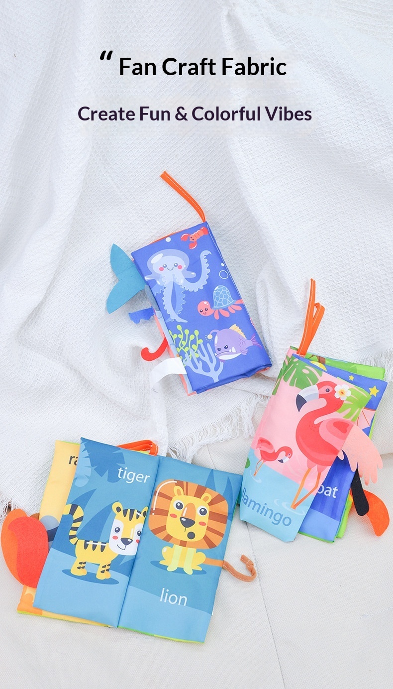 Educational Fabric Book For Babies And Infants Cognitive Toys_voghion.com