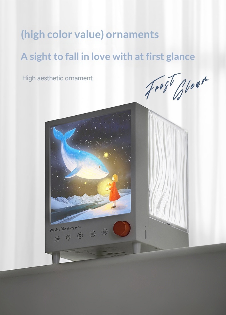 Enceinte bluetooth aurora box avec projecteur d'ambiance_voghion.com