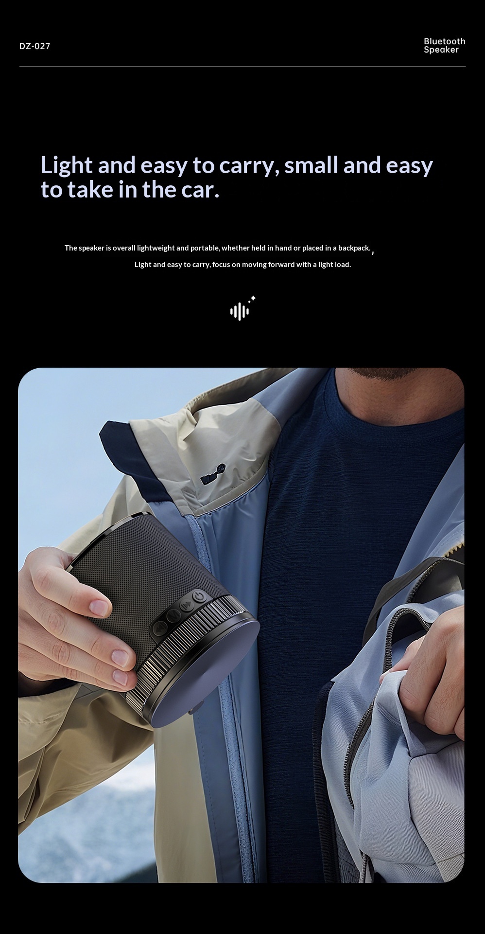 Altoparlante wireless portatile antiurto con subwoofer ad alto volume per uso domestico, Bluetooth, da parete per bagno_voghion.com