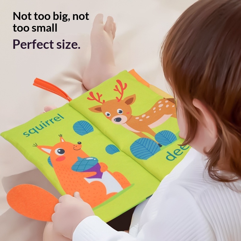 Baby Cloth Infant Tear-Resistant Book Children's Cognitive Enlightenment Education 0-3 Years Old Educational_voghion.com
