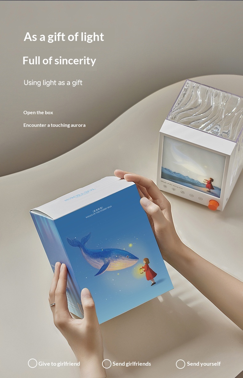 Enceinte bluetooth aurora box avec projecteur d'ambiance_voghion.com