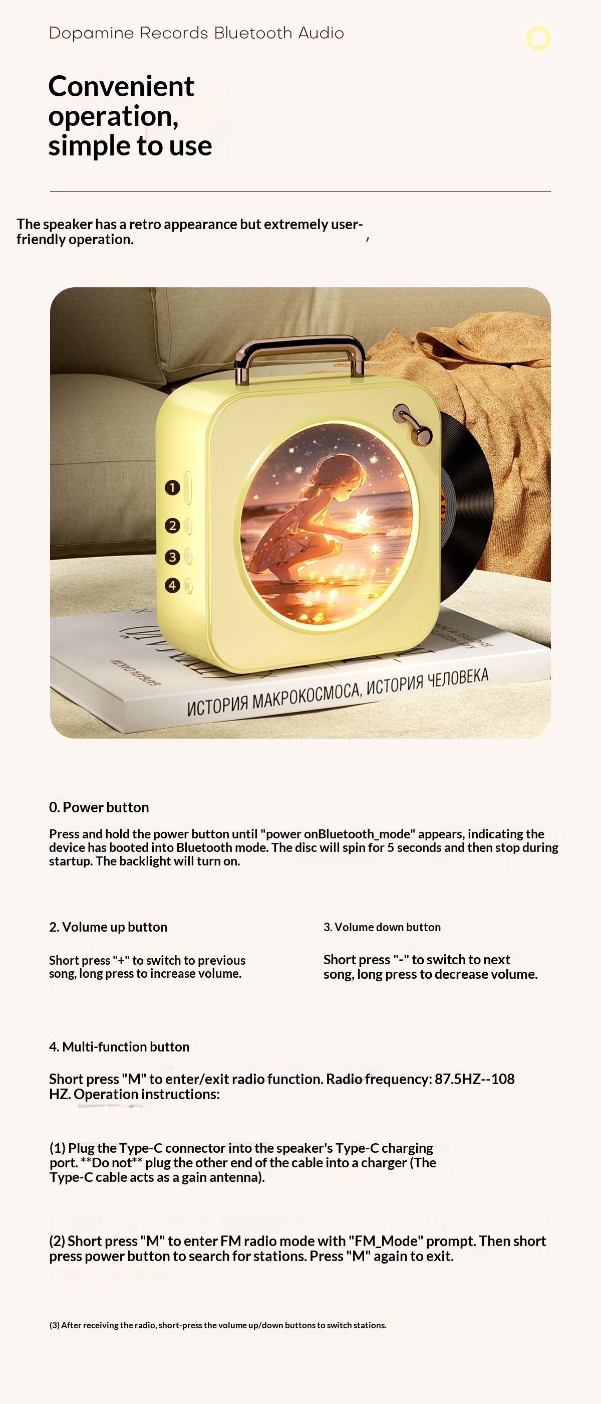 Coluna bluetooth multifuncional com subwoofer ideia de presente_voghion.com