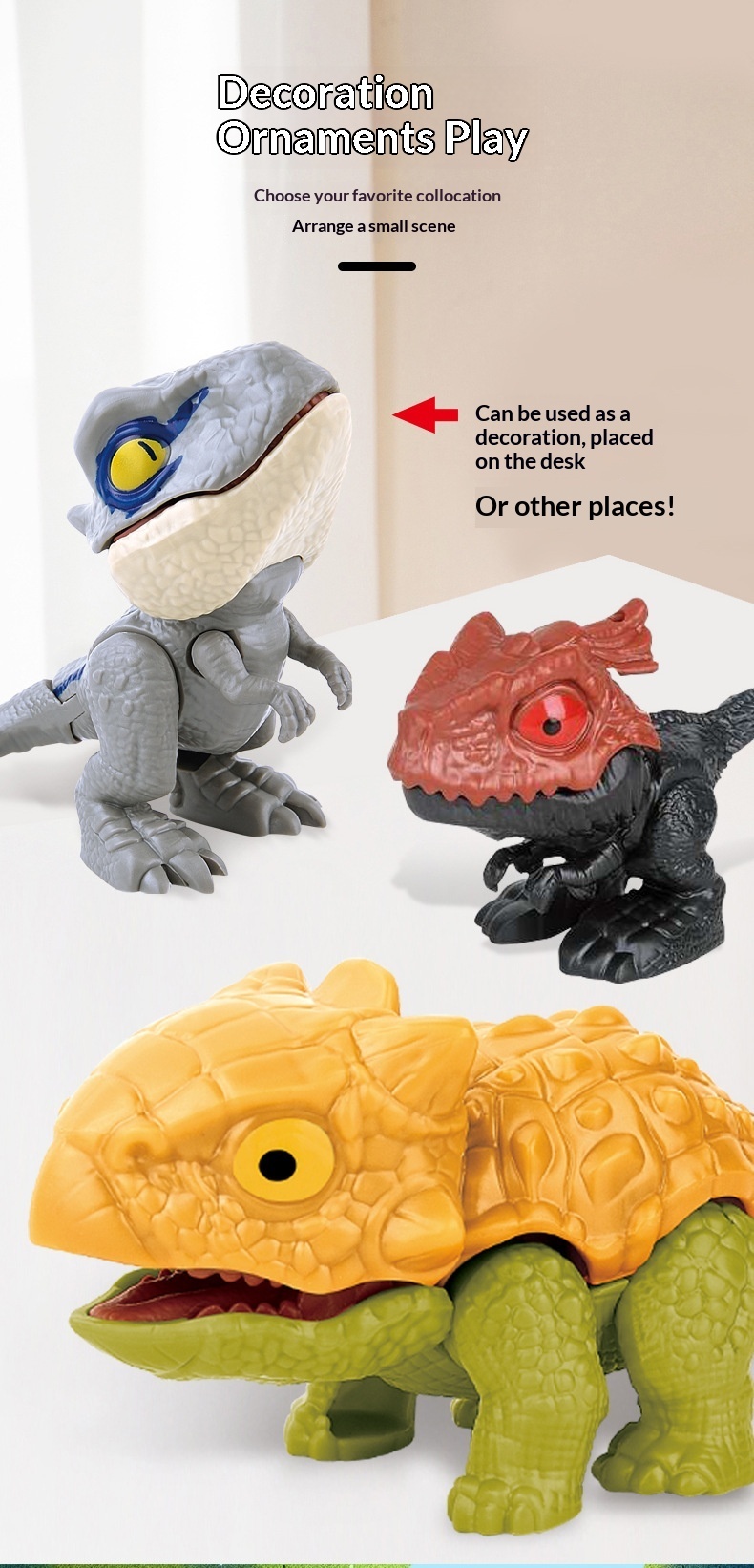 Dino bitleksak för barn stresslindring skoj_voghion.com