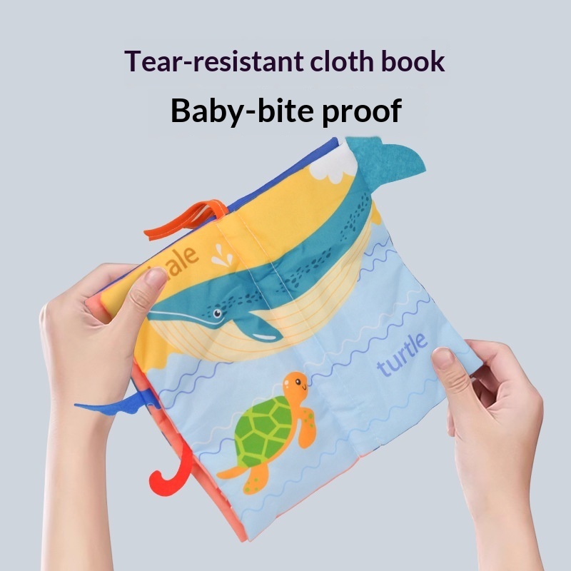 Baby Cloth Infant Tear-Resistant Book Children's Cognitive Enlightenment Education 0-3 Years Old Educational_voghion.com