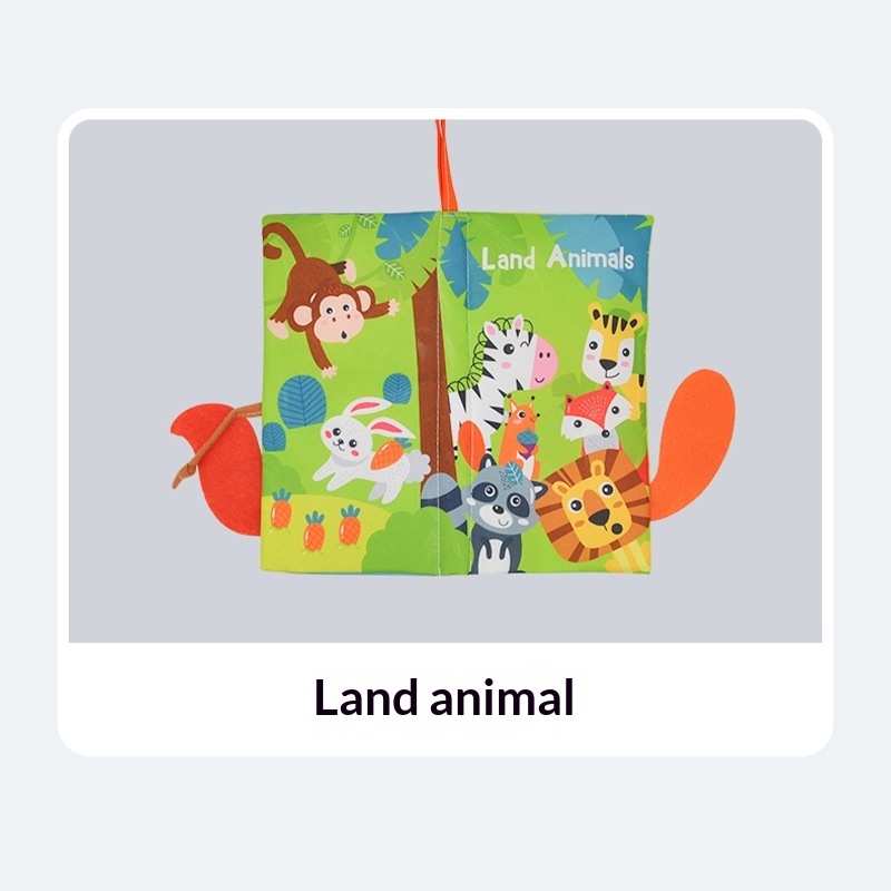 Educational Fabric Book For Babies And Infants Cognitive Toys_voghion.com