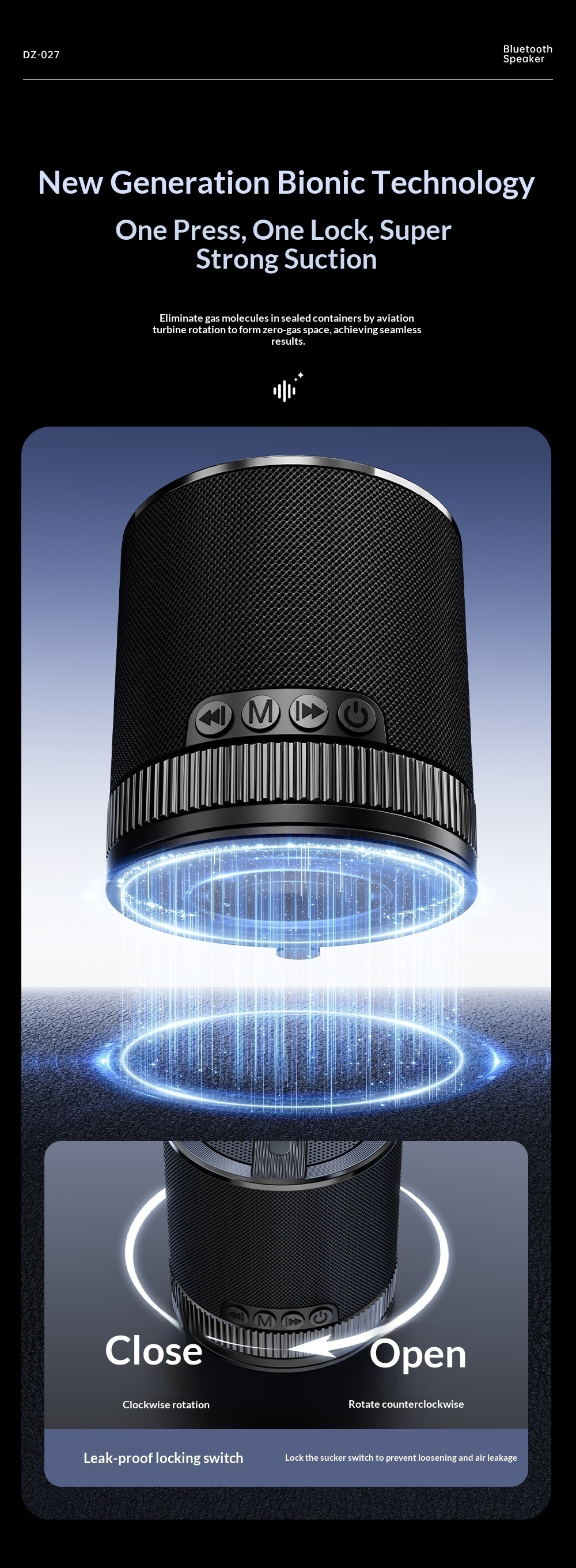 Altoparlante wireless portatile antiurto con subwoofer ad alto volume per uso domestico, Bluetooth, da parete per bagno_voghion.com