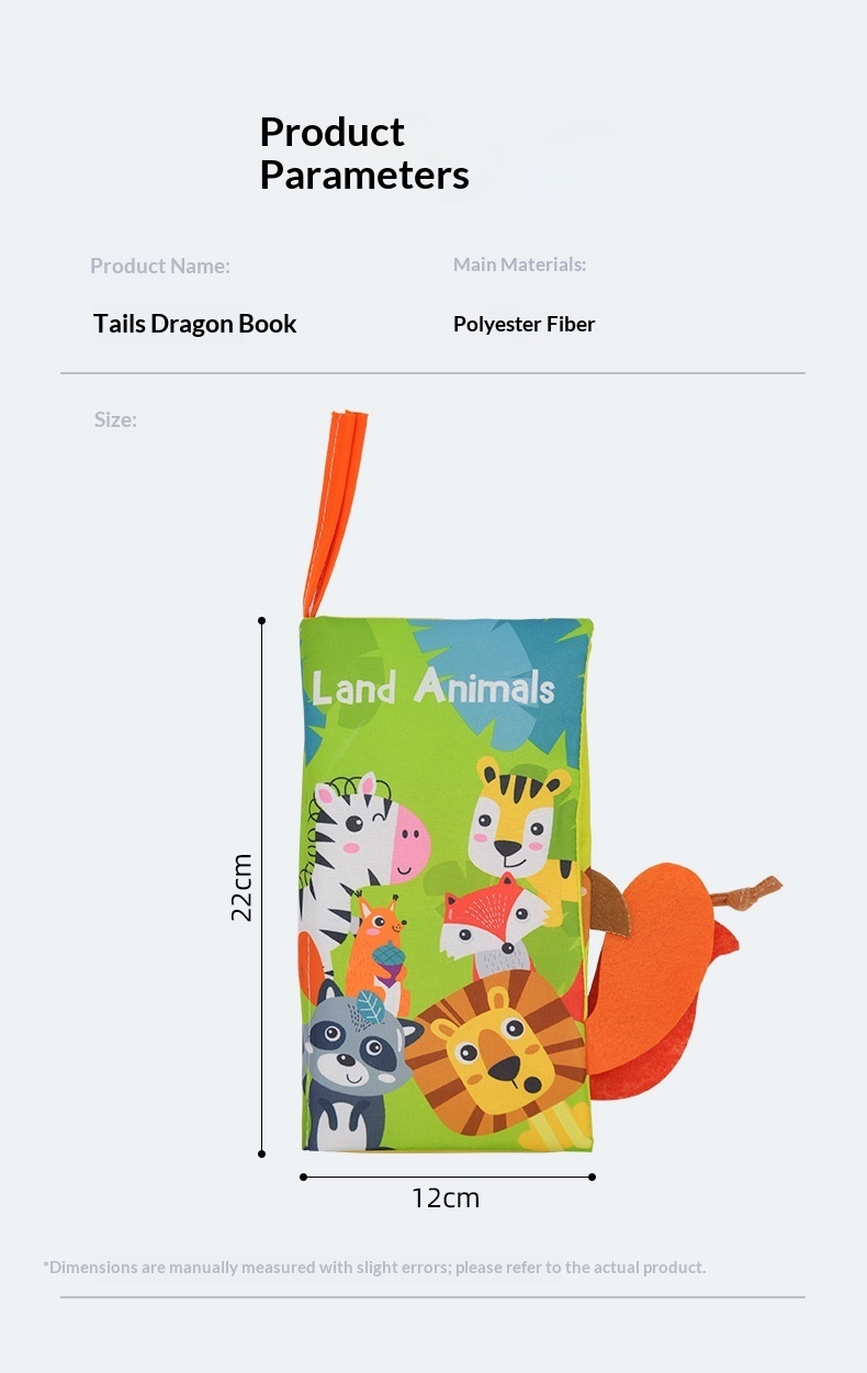 Educational Fabric Book For Babies And Infants Cognitive Toys_voghion.com