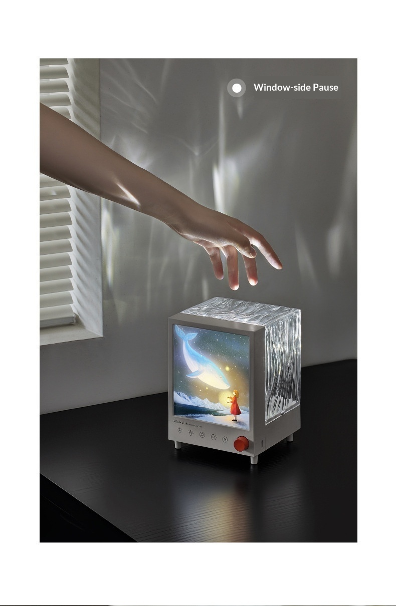 Enceinte bluetooth aurora box avec projecteur d'ambiance_voghion.com