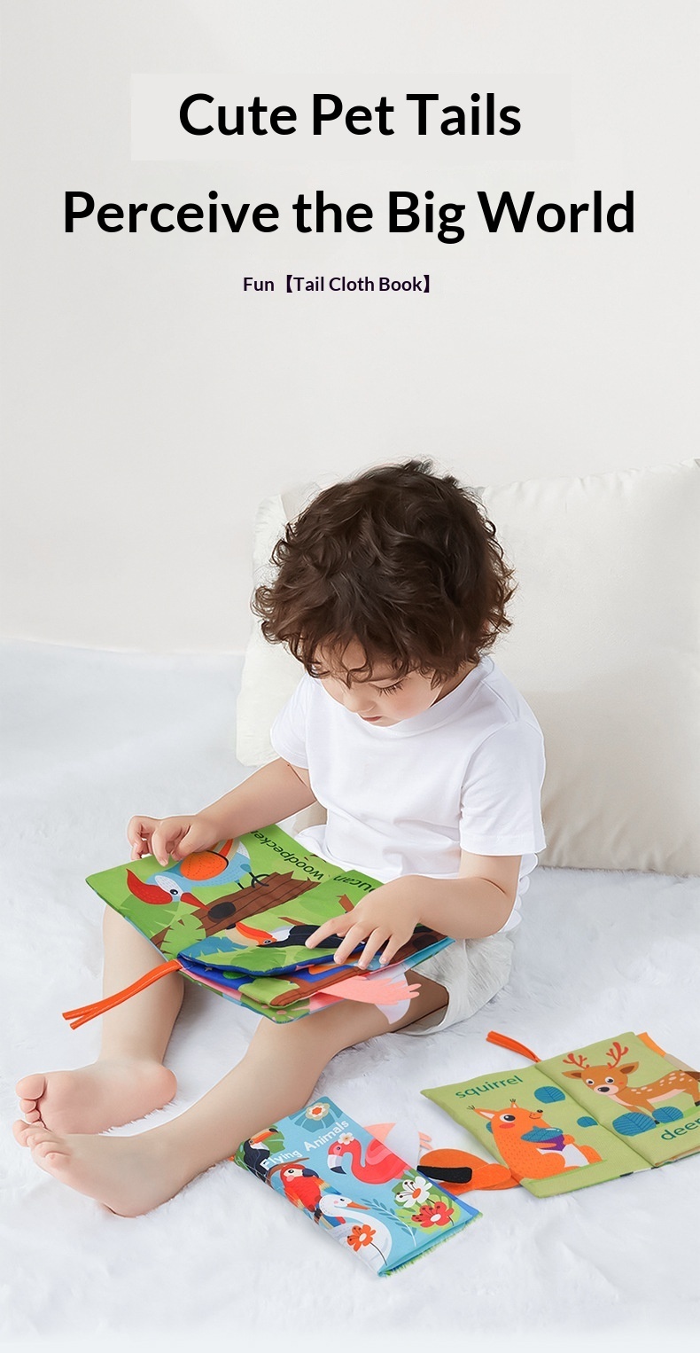 Educational Fabric Book For Babies And Infants Cognitive Toys_voghion.com