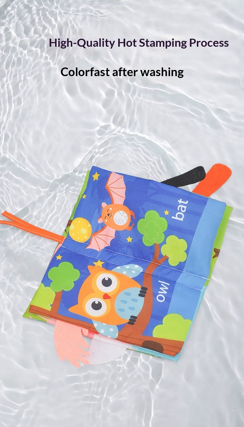Educational Fabric Book For Babies And Infants Cognitive Toys_voghion.com