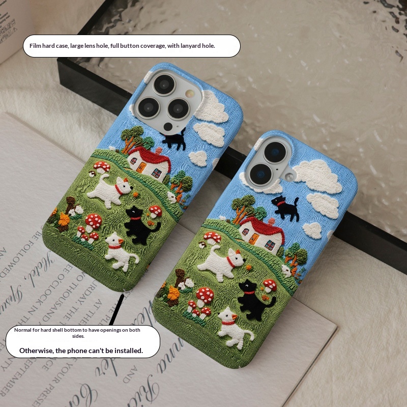 Plush Phone Case Magnetic Protective Cover For Iphone Pro Max_voghion.com