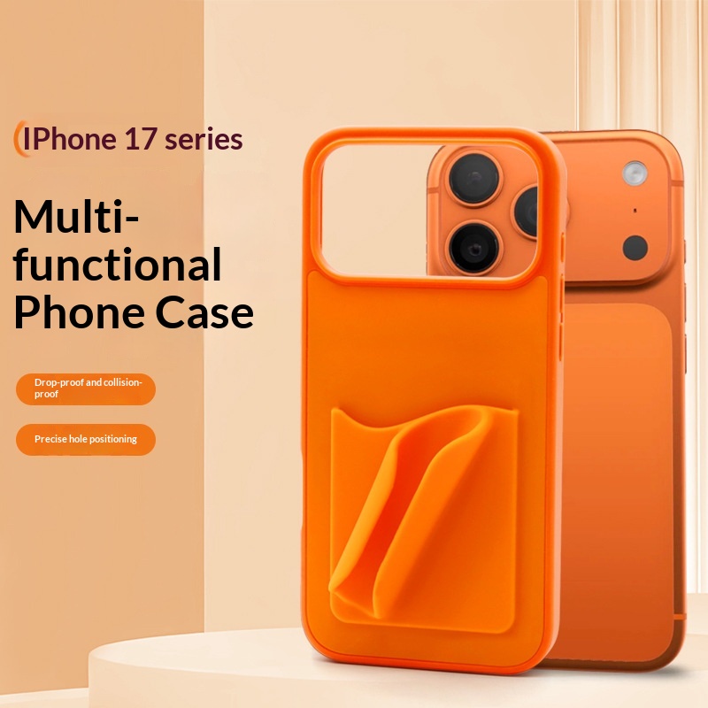 Iphone 17 Pro Max Handyhülle Aus Flüssigsilikon Mit Kartenfach_voghion.com