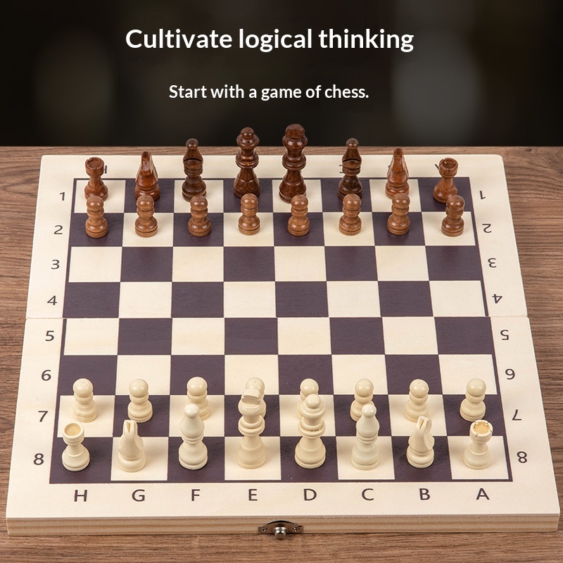 Tor Zur Wildnis Cross-Border CPC Children's International Chess Board Game Thinking Early Education Educational Wooden Toy Manufacturer_voghion.com