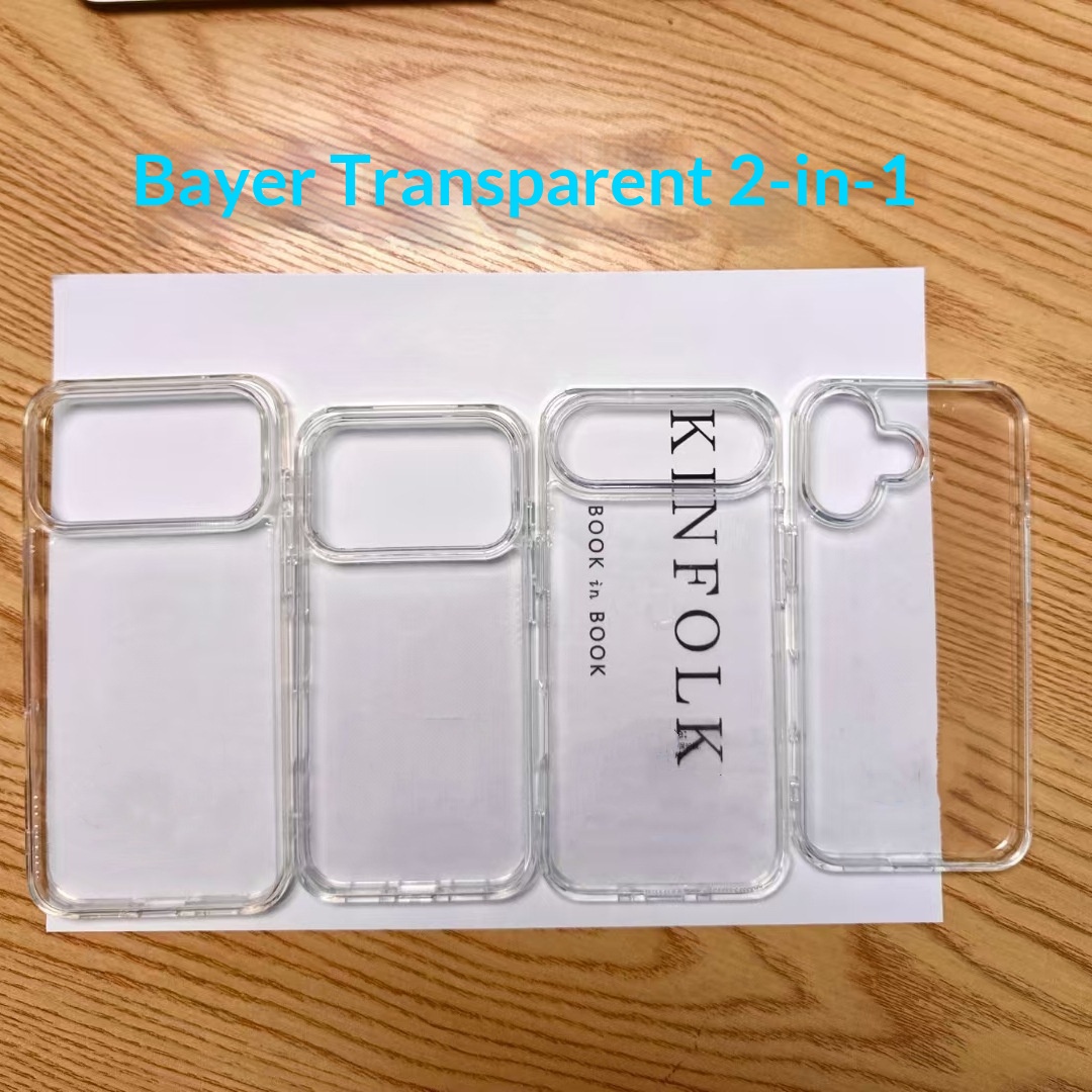 Coque de téléphone haut de gamme compatible avec iPhone 17 Pro/16 Pro Max, en résine époxy et matériau Bayer importé._voghion.com