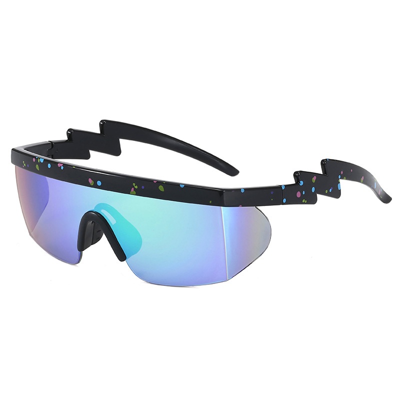 Tor Zur Wildnis Cross-border European And American Wave Leg Irregular UV Protection Sunglasses Outdoor Sports Cycling Glasses Unisex_voghion.com