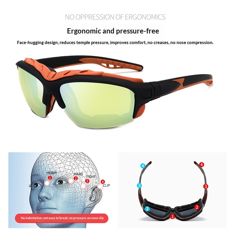 Tor Zur Wildnis Grenzüberschreitender Großhandel Herren Outdoor-Sport Fahrradbrillen Winddichte Anti-Ultraviolett Sonnenbrillen Damen Tide_voghion.com