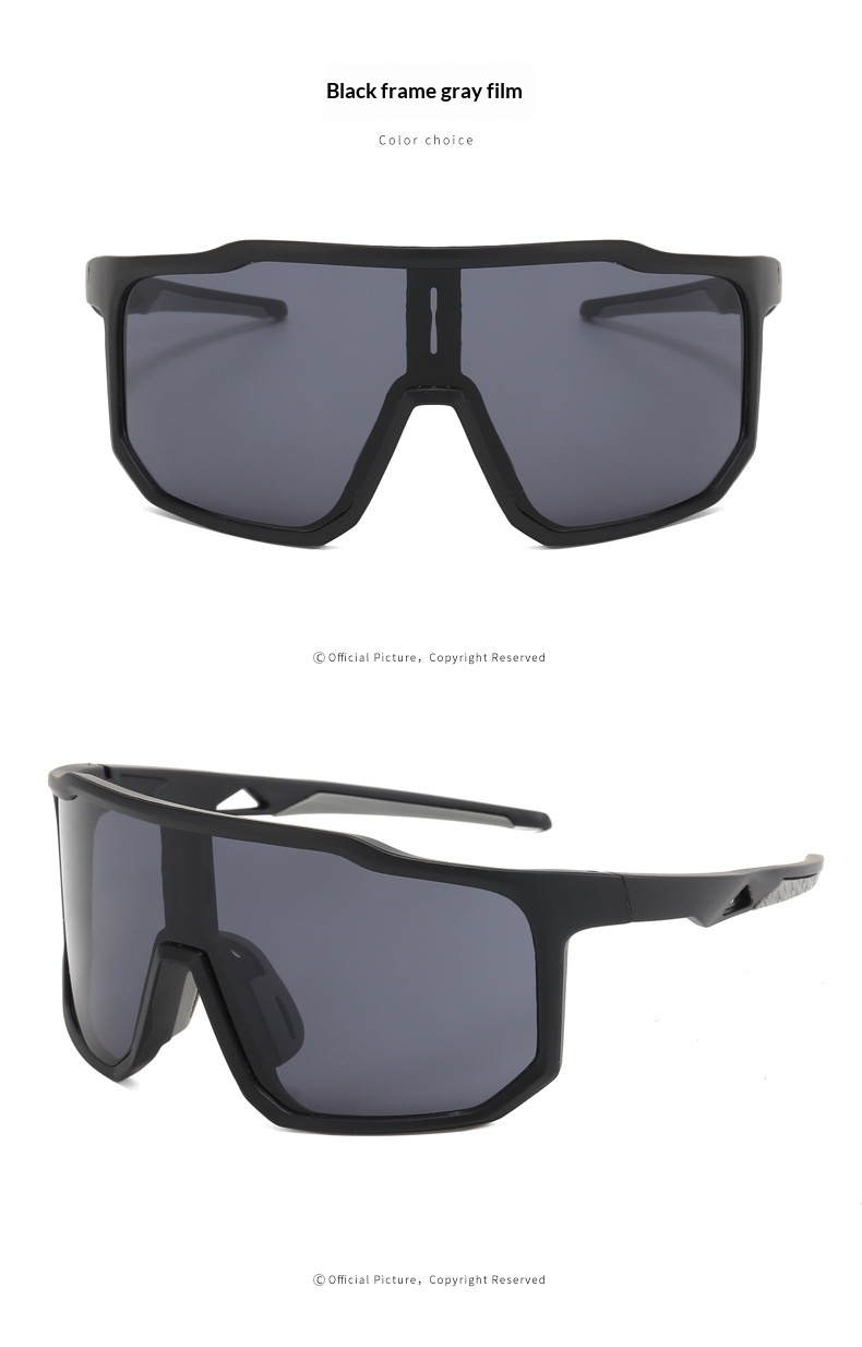 Tor zur Wildnis Neue Outdoor-Radsport-Sportbrillen für Herren mit großem Rahmen, winddicht, Damen-Sonnenbrillen mit farbigem Sonnenschutz_voghion.com