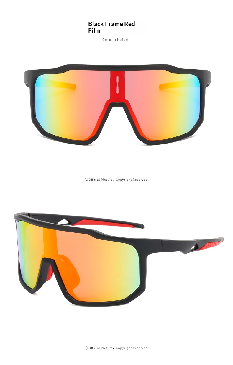 Tor zur Wildnis Neue Outdoor-Radsport-Sportbrillen für Herren mit großem Rahmen, winddicht, Damen-Sonnenbrillen mit farbigem Sonnenschutz_voghion.com