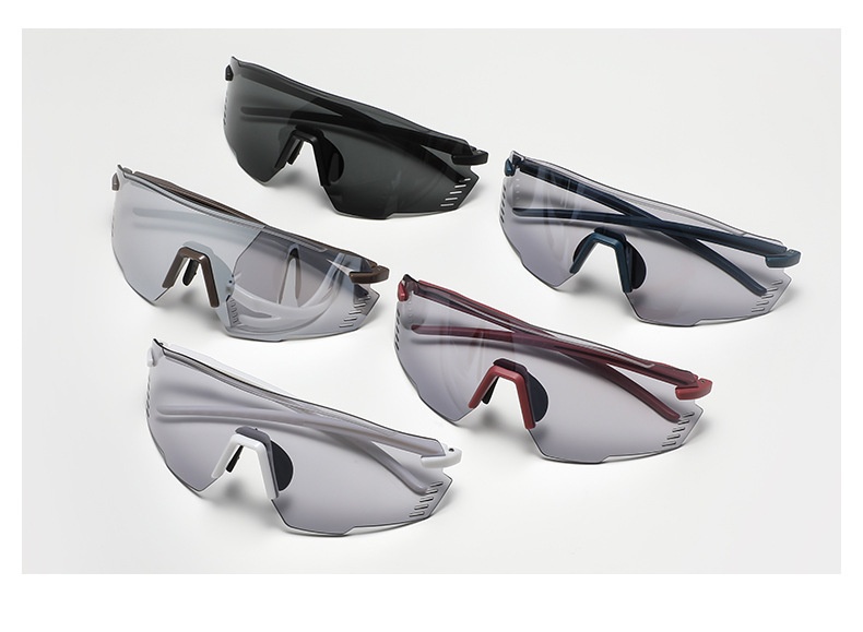 Cycling Glasses Men Polarised Uv Protection Large Frame Eyewear_voghion.com