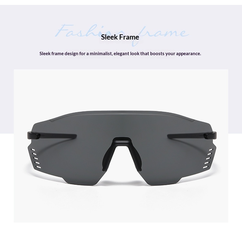 Cycling Glasses Men Polarised Uv Protection Large Frame Eyewear_voghion.com