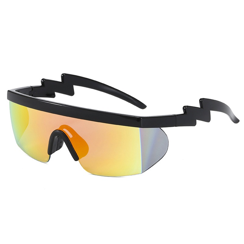 Tor Zur Wildnis Cross-border European And American Wave Leg Irregular UV Protection Sunglasses Outdoor Sports Cycling Glasses Unisex_voghion.com