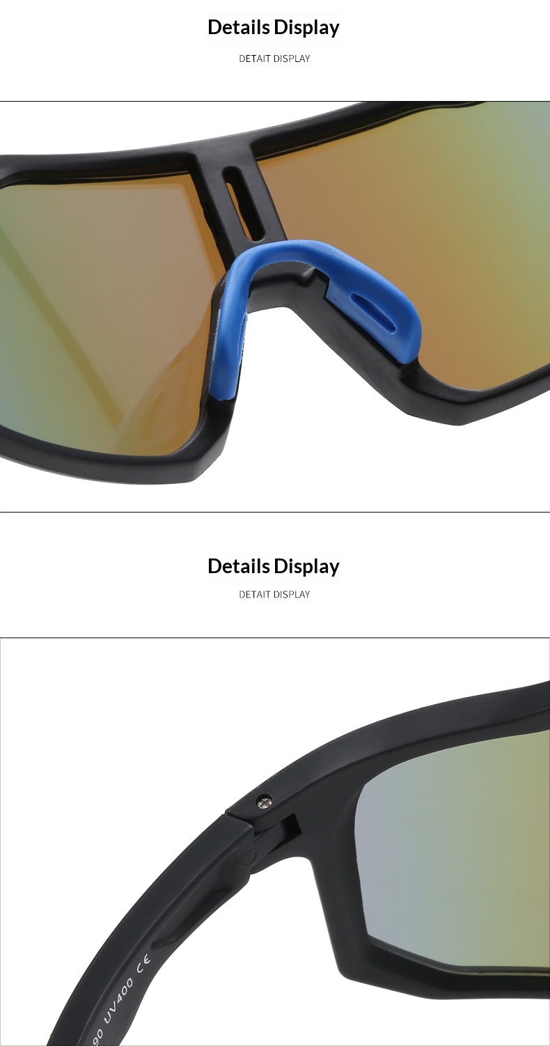 Tor zur Wildnis Neue Outdoor-Radsport-Sportbrillen für Herren mit großem Rahmen, winddicht, Damen-Sonnenbrillen mit farbigem Sonnenschutz_voghion.com