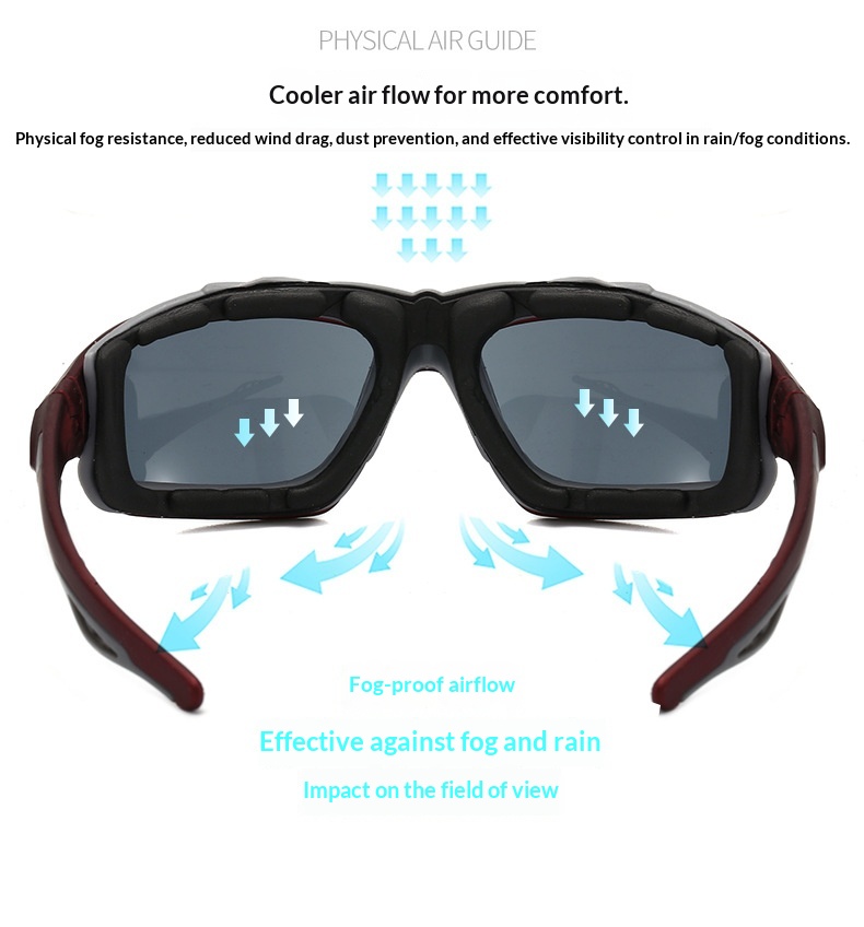 Tor Zur Wildnis Grenzüberschreitender Großhandel Herren Outdoor-Sport Fahrradbrillen Winddichte Anti-Ultraviolett Sonnenbrillen Damen Tide_voghion.com