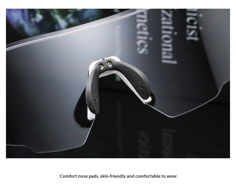 Cycling Glasses Men Polarised Uv Protection Large Frame Eyewear_voghion.com