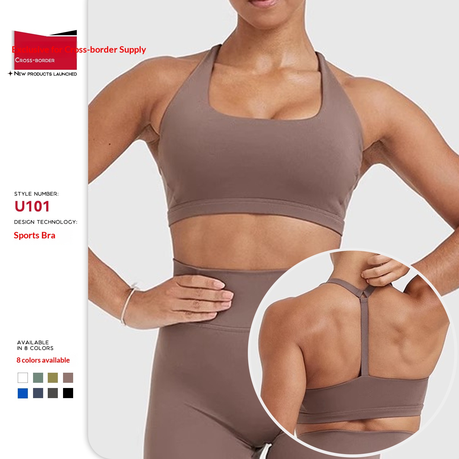 Tor Zur Wildnis Cross-Border T-Back Sports Women, Hollow Out Breathable Shockproof Fitness Outerwear, Running Yoga Push-Up Bra For Women_voghion.com