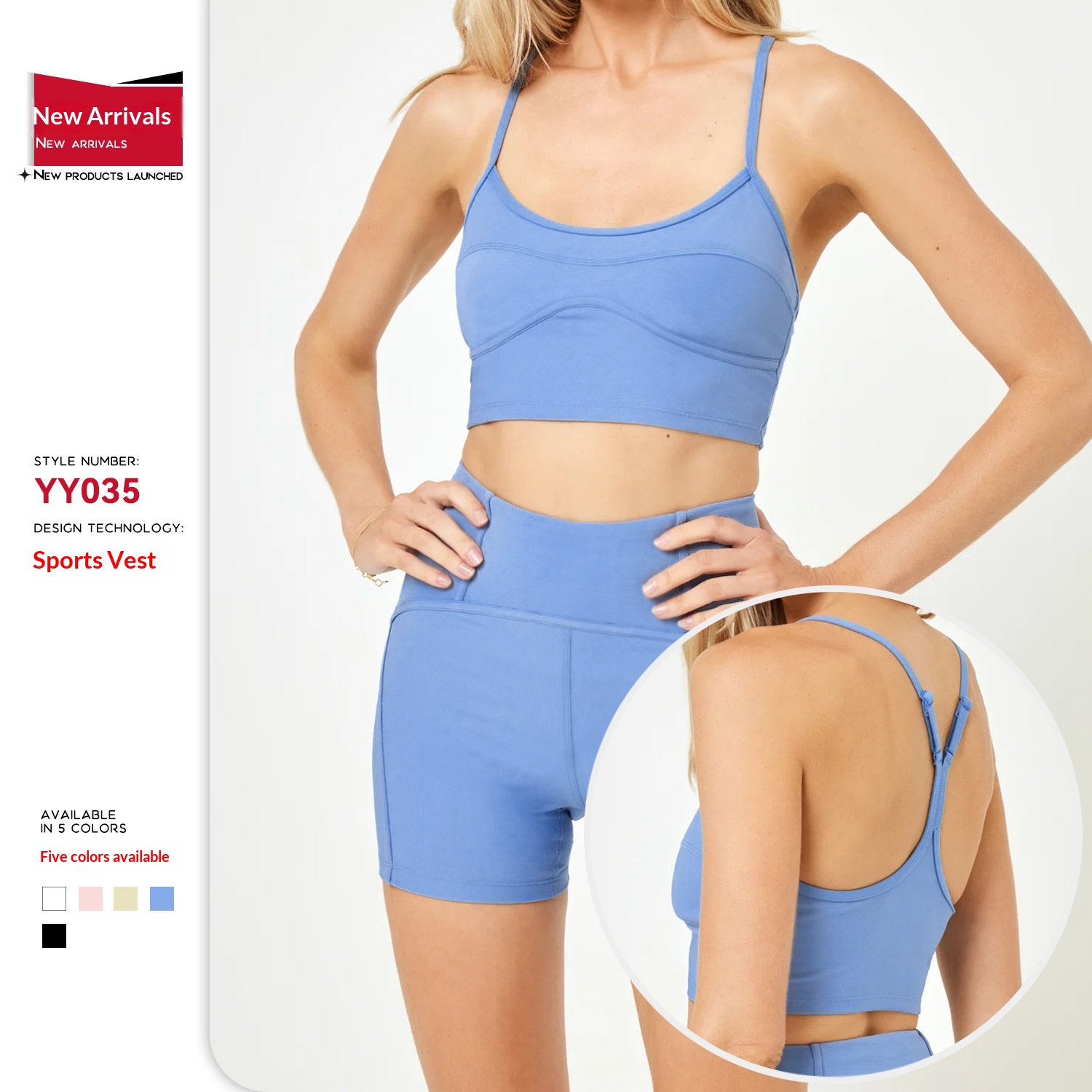 Tor Zur Wildnis Cross-Border Yoga Sports For Women, Pilates Fitness Training, Outer Wear With Chest Pads, Quick-Dry Summer Bra_voghion.com