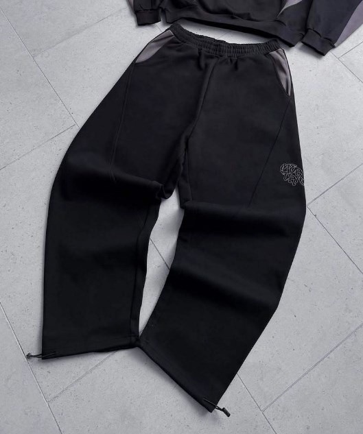 Aria Basics Aria Basics Nueva sudadera con capucha bordada personalizada con bloques de color estilo europeo y americano Y2k Moda casual estilo deportivo Conjunto de pantalones_voghion.com