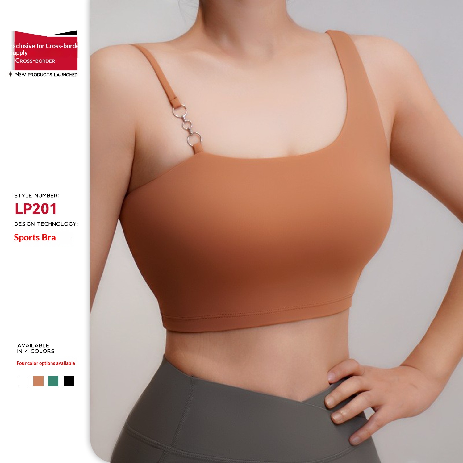 Tor Zur Wildnis Foreign Trde Cross-Border New Yog Wer With Chest Pds, Beutiful Bck Sports For Women, Quick-Dry Trining Fitness_voghion.com