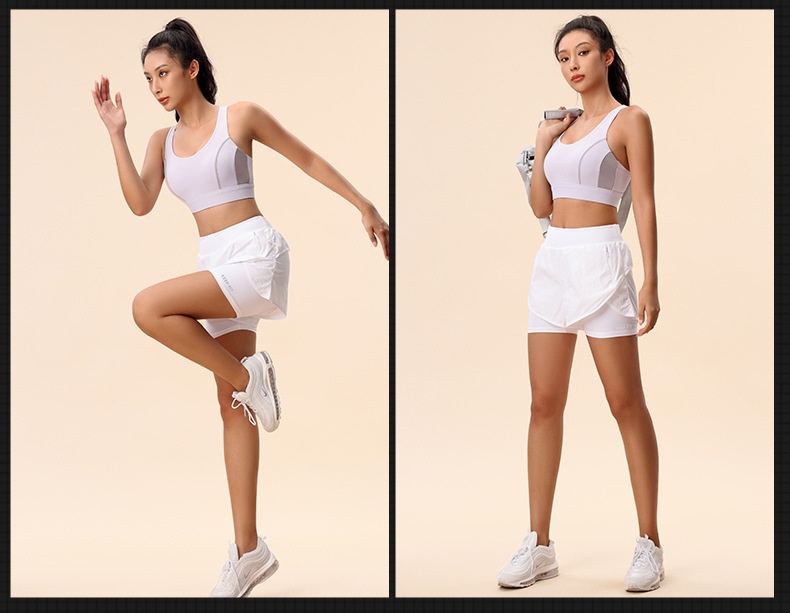 Sports Bra With Cross-back Design And Supportive Shockproof Fit_voghion.com