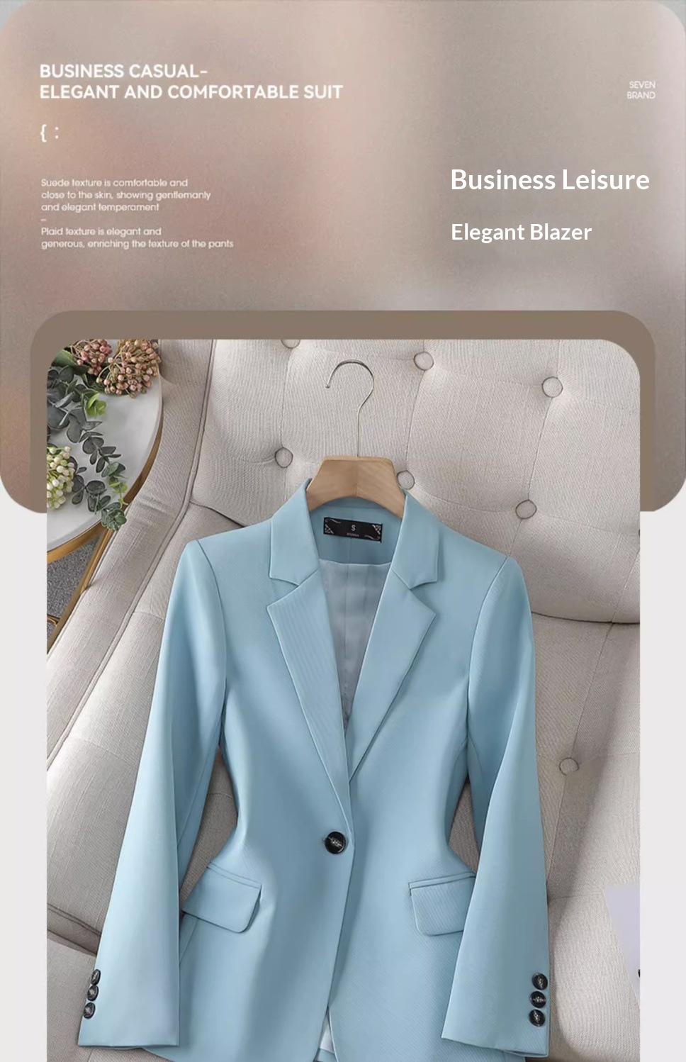 Blazer nero elegante da donna - giacca tailleur chic casual_voghion.com