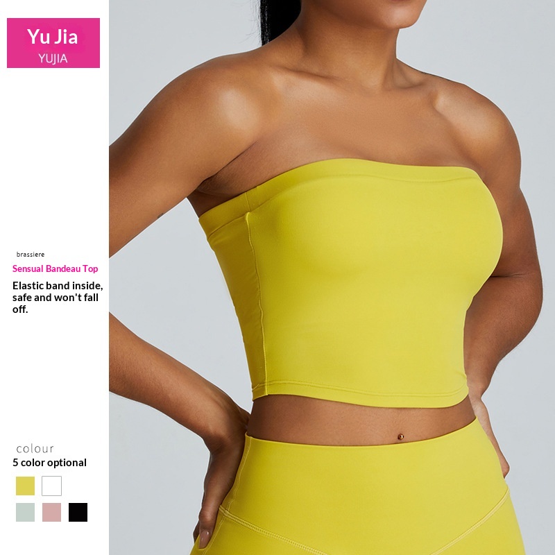 Yüksek Kaliteli Yeni Sınır Ötesi Kadın Sütyeni, Dar Kesim Sütyen, Zayıflatıcı Fitness Tüp Üstü, Spor İç Çamaşırı, Yoga Üstü_voghion.com
