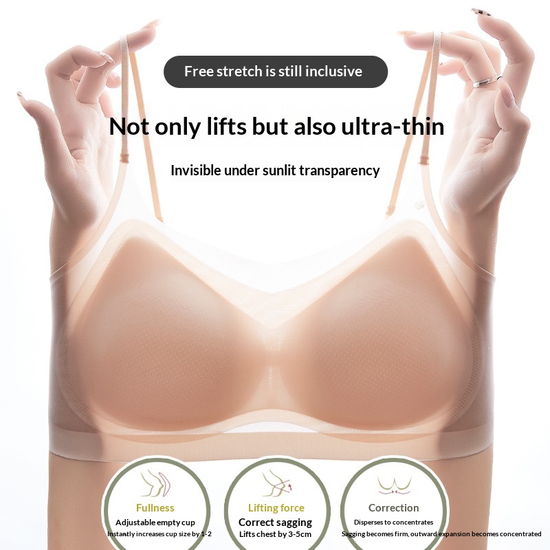 Ropa interior sin costuras de alta calidad para mujer, reductor de busto grande, push-up, sujetador deportivo sin aros, espalda de belleza, ultrafino y ajustable._voghion.com