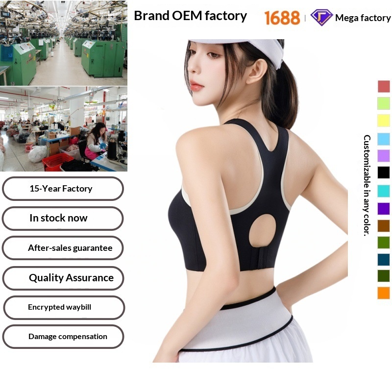 High Quality Women's Sports Bra With Beautiful Back Design, Seamless, High-intensity Shockproof, Suitable For Running And Fitness,_voghion.com