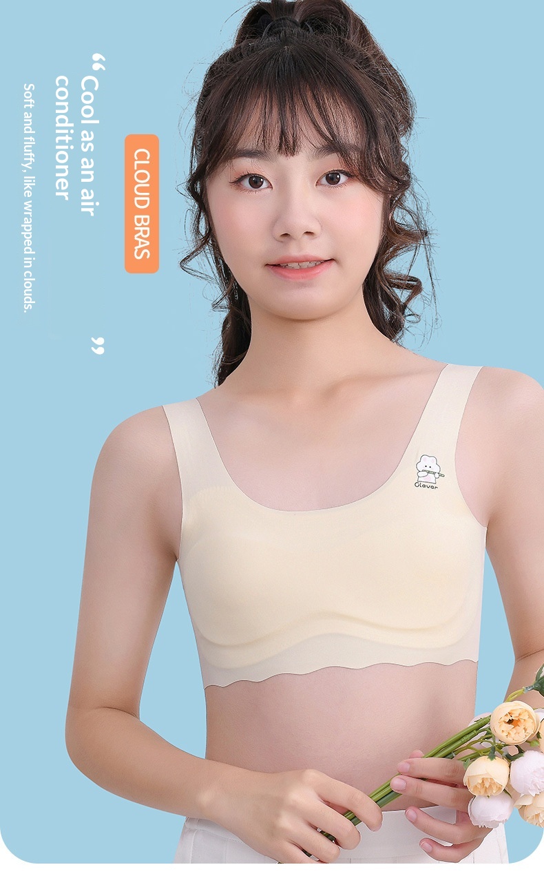 High Quality Comfortable Underwear High School Students During Their Growth Period, Seamless Sports Vest For Students, Children's_voghion.com
