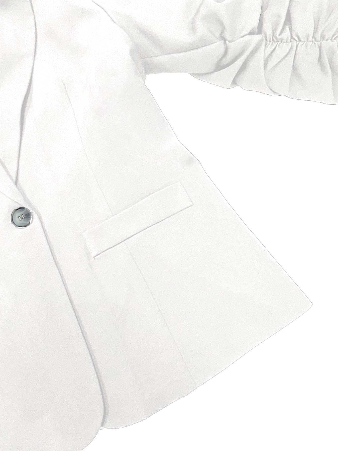 Giacca blazer donna con maniche a tre quarti per lavoro casual_voghion.com